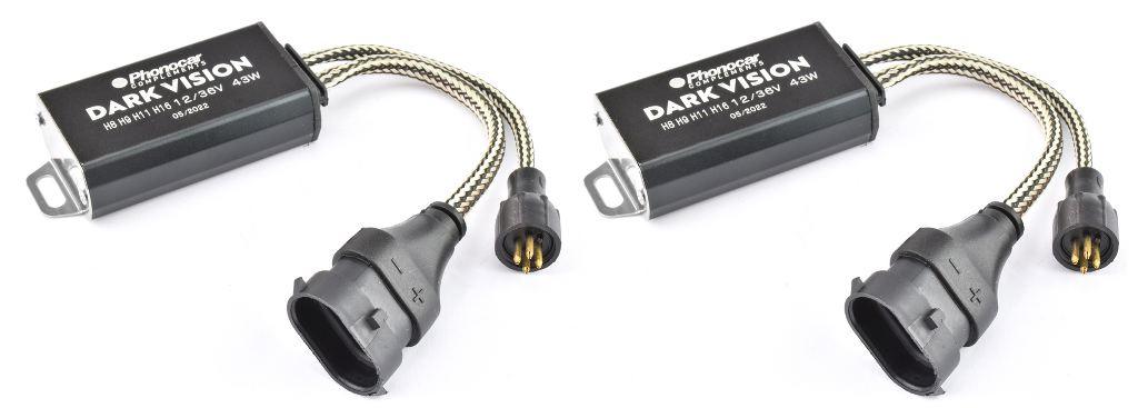 Phonocar 07374 interfaccia driver da 43W per lampade LED DARK VISION H8, H9, H11 e H16 - TechSoundSystem.com