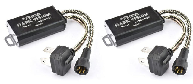 Phonocar 07382 interfaccia potenziata da 55W per lampade LED DARK VISION H4, H19 - TechSoundSystem.com
