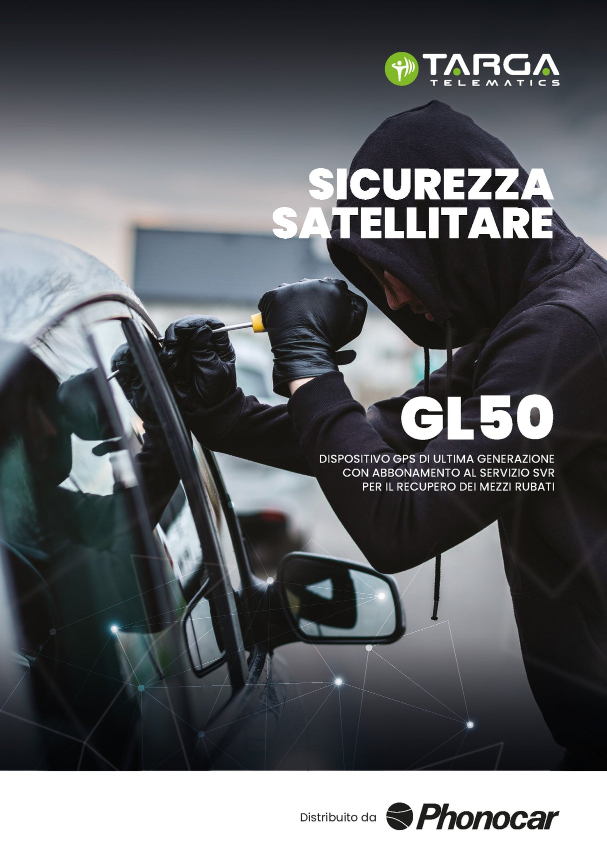 Phonocar 09520 Mini localizzatore GPS a lunghissima durata per il recupero di mezzi rubati *NOVITA' ASSOLUTA'*