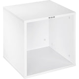 ZOMO VS-BOX100 WH BOX PORTA VINILI IN LEGNO COLORE BIANCO - TechSoundSystem.com