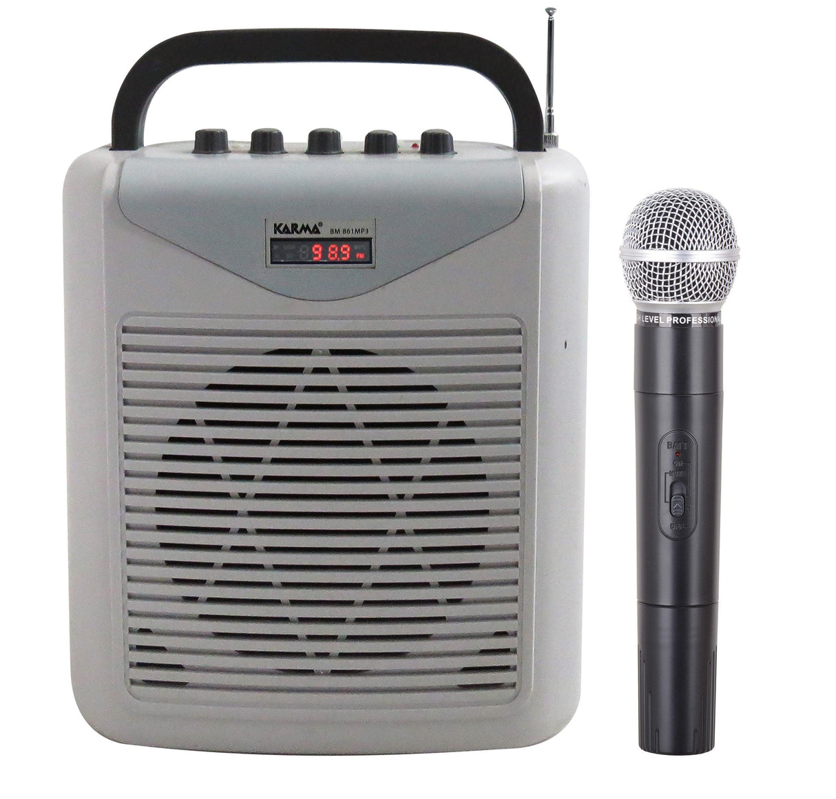 KARMA BM 861MP3 Diffusore amplificato con radiomicrofono - TechSoundSystem.com