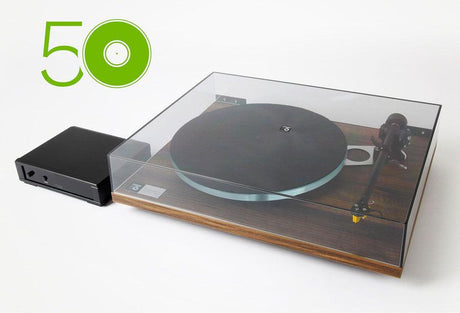 REGA PLANAR 3 Giradischi 50° anniversario con alimentatore esterno PSU + testina EXACT MM - TechSoundSystem.com