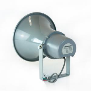 Tromba in alluminio 100V con unità driver 20W RMS Master Audio HS1015 - TechSoundSystem.com