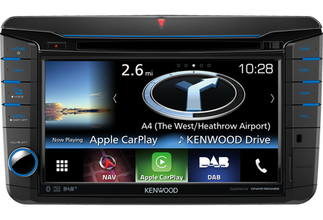 Kenwood DNX516DABS Autoradio 7.0" WVGA, SPECIFICO per VW, Skoda & Seat con Navigation System e radio DAB tuner - TechSoundSystem.com