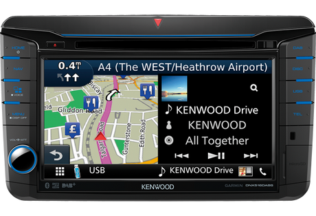 Kenwood DNX516DABS Autoradio 7.0" WVGA, SPECIFICO per VW, Skoda & Seat con Navigation System e radio DAB tuner - TechSoundSystem.com
