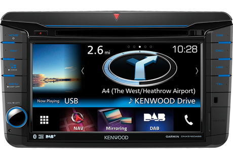 Kenwood DNX516DABS Autoradio 7.0" WVGA, SPECIFICO per VW, Skoda & Seat con Navigation System e radio DAB tuner - TechSoundSystem.com