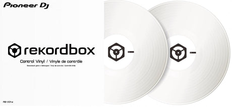 PIONEER RB-VD1-W COPPIA DI VINILI DI CONTROLLO PER REKORDBOX BIANCHI - TechSoundSystem.com