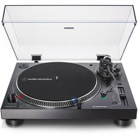 AUDIO TECHNICA AT-LP120X USB BLACK GIRADISCHI PROFESSIONALE A TRAZIONE DIRETTA - TechSoundSystem.com