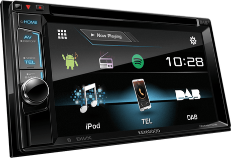 Kenwood DDX4017DAB Autoradio 2 DIN 6.2” WVGA DVD Receiver con DAB e Bluetooth - TechSoundSystem.com