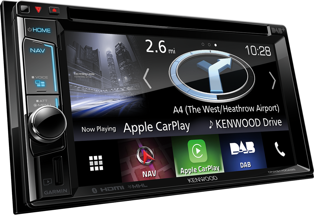 Kenwood DNX5170DABS Autoradio 7.0" WVGA, SPECIFICO per VW, Skoda & Seat con Navigation System e radio DAB tuner - TechSoundSystem.com