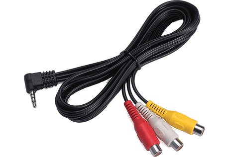 Kenwood CA-C3AV Cavo audio/video adattatore da Mini-Jack a RCA - TechSoundSystem.com