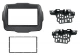 Phonocar 03528 Mascherina 2 DIN per JEEP Renegade 14- colore nero - TechSoundSystem.com