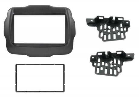 Phonocar 03528 Mascherina 2 DIN per JEEP Renegade 14- colore nero - TechSoundSystem.com