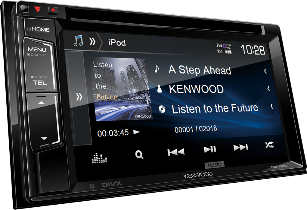 Kenwood DDX318BT Autoradio 2 DIN Sintomonitor DVD da 6,2" e interfaccia Bluetooth integrata - TechSoundSystem.com