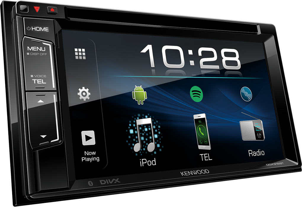 Kenwood DDX318BT Autoradio 2 DIN Sintomonitor DVD da 6,2" e interfaccia Bluetooth integrata - TechSoundSystem.com
