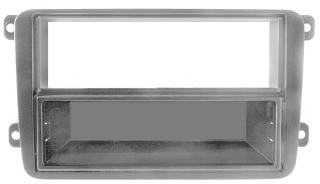 Phonocar 03453 Mascherina 1/2 DIN per VW Seat e Skoda colore antracite - TechSoundSystem.com