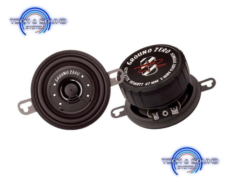 GROUND ZERO GZTF 8.7TX medi Coassiali da 100mm 4 Ohm 90W - TechSoundSystem.com