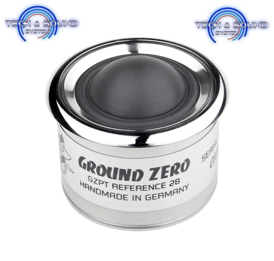 GROUND ZERO GZPT Reference 28 Tweeter Bianco (COPPIA) Potenza 100 Watt RMS - TechSoundSystem.com