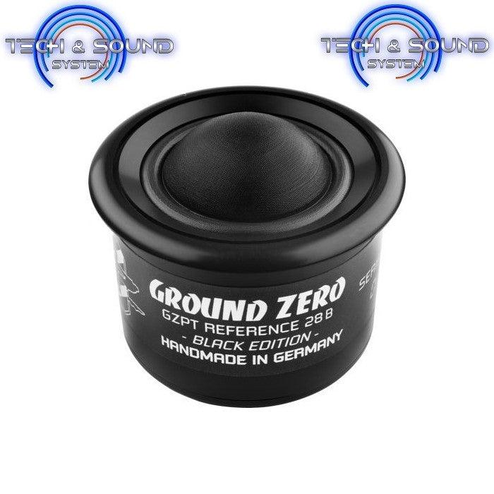 GROUND ZERO GZPT Reference 28 Tweeter Nero (COPPIA) Potenza 100 Watt RMS - TechSoundSystem.com