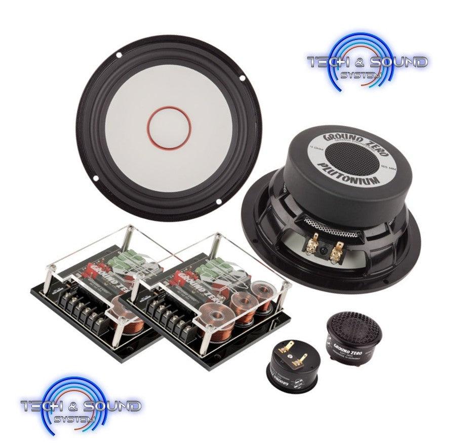 GROUND ZERO GZPC 165SQ Kit Altoparlanti 2 vie woofer da 165 TOP prestazioni - TechSoundSystem.com