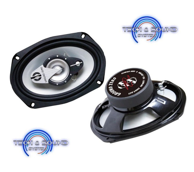 GROUND ZERO GZIF 6904X coassiali 6x9 pollici 3 vie 4 Ohm 180W - TechSoundSystem.com