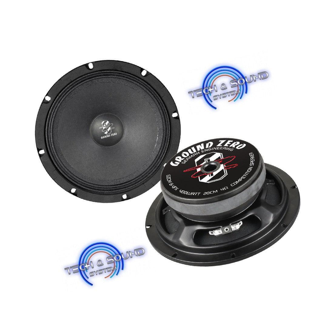 GROUND ZERO GZCM 8-4FX Woofer, da 200 mm 400 Watt (1PZ) - TechSoundSystem.com