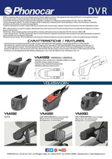 Telecamera con registratore DVR per VW WI-FI Low Pr.Mirror Phonocar VM491 - TechSoundSystem.com