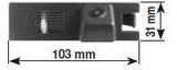 Phonocar VM274 Retrocamera personalizzata per Opel Astra H - J Corsa D Insigna Meriva B Zafira CMD - TechSoundSystem.com
