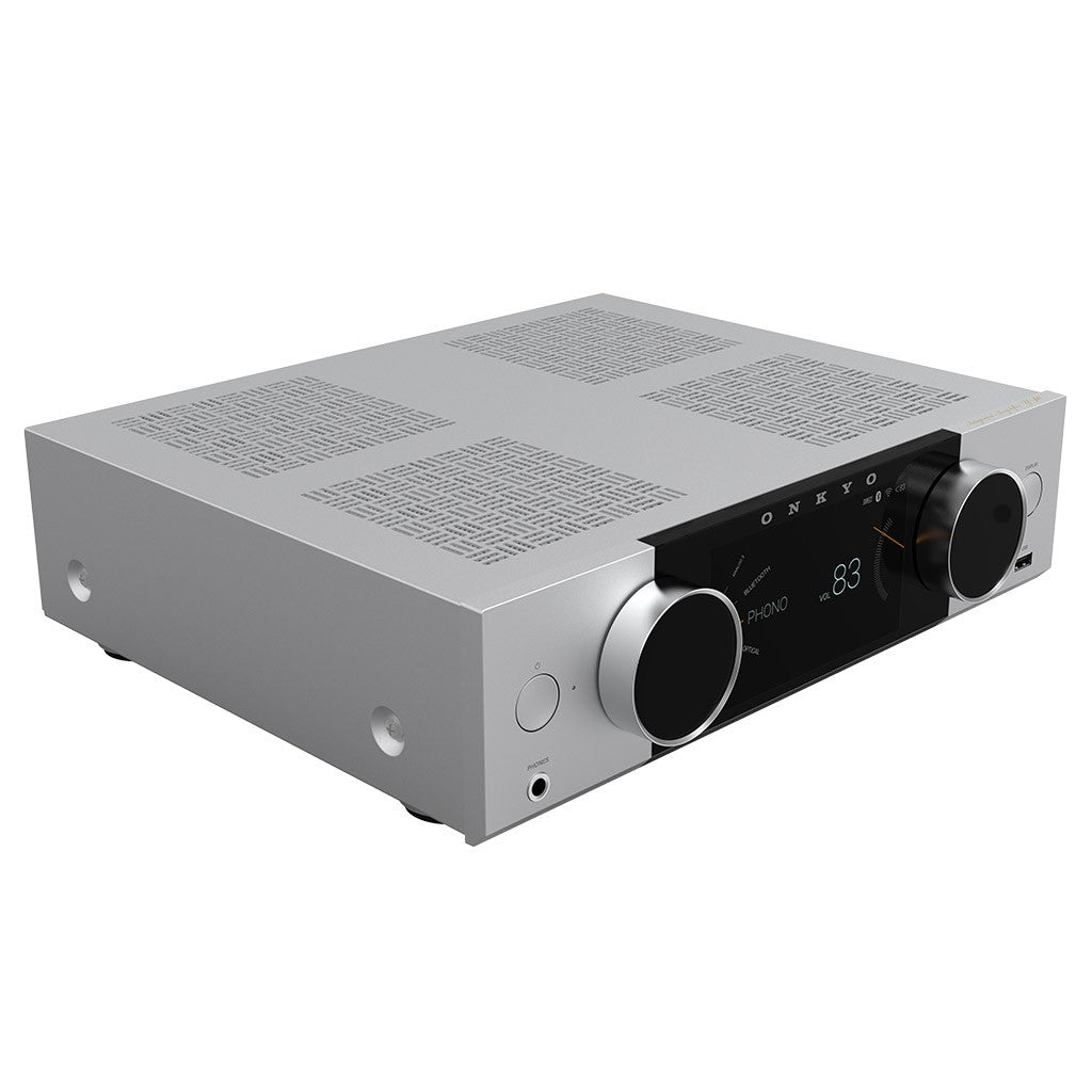 ONKYO MUSE Y40 SILVER Amplificatore integrato Audiophile streamer,. DAC e Phono