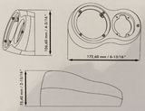 Focal MID BOX supporti x medio 80mm e tweeter per serie K e Utopia (coppia) - TechSoundSystem.com