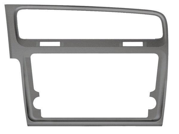 Phonocar 03051 Mascherina 2 DIN per Golf VII specifica per VM109 e VM110 colore grigio - TechSoundSystem.com