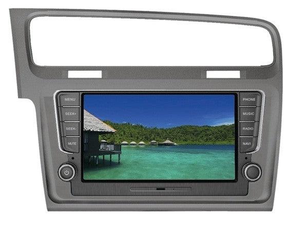 Phonocar 03051 Mascherina 2 DIN per Golf VII specifica per VM109 e VM110 colore grigio - TechSoundSystem.com