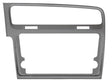 Phonocar 03053 Mascherina 2 DIN per Golf VII specifica per VM109 e VM110 colore grigio satinato - TechSoundSystem.com