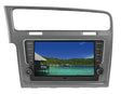 Phonocar 03058 Mascherina 2 DIN per Golf VII specifica per VM109 e VM110 colore grigio satinato - TechSoundSystem.com