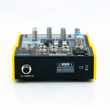 Master Audio MX52 Mixer compatto a 5 canali, 1 mono e 4 stereo, alimentazione +48v - TechSoundSystem.com
