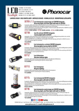 Lampade Led universali luci retromarcia/luci cortesia Can bus integrato T10 (COPPIA) Phonocar 07711 - TechSoundSystem.com