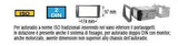 Kit fissaggio per autoradio 1/2 DIN Chevrolet - Hummer - Suzuki colore nero - TechSoundSystem.com