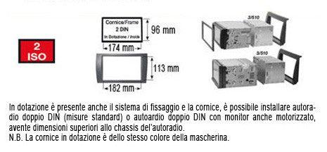 Phonocar 03634 Mascherina 2 Din per Mercedes SLK (R171) 04-11 colore nero - TechSoundSystem.com