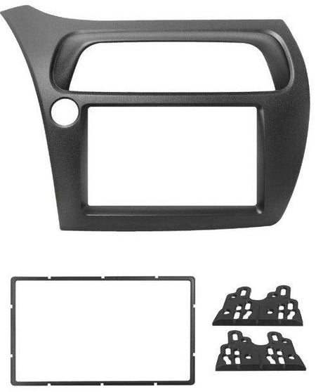 Phonocar 03687 Mascherina 2 DIN per Honda Civic 06-12 colore nero - TechSoundSystem.com