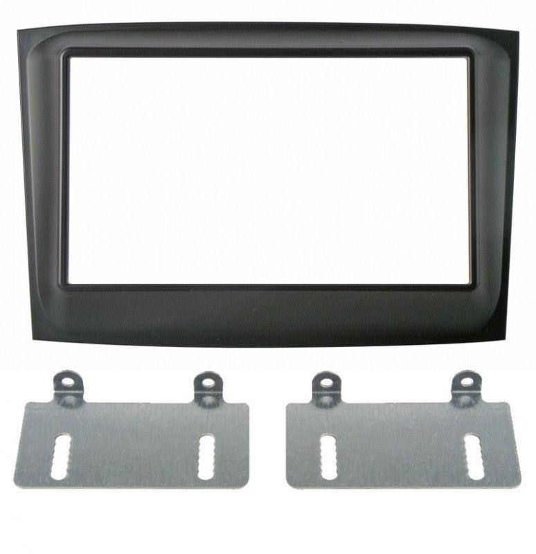 Phonocar 03702 Mascherina 2 Din per Fiat Dobl 15- Opel Combo 15- colore nero - TechSoundSystem.com