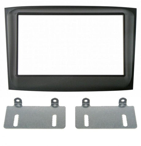 Phonocar 03702 Mascherina 2 Din per Fiat Dobl 15- Opel Combo 15- colore nero - TechSoundSystem.com