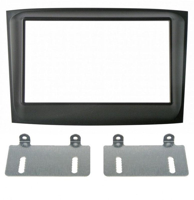 Phonocar 03702 Mascherina 2 Din per Fiat Dobl 15- Opel Combo 15- colore nero - TechSoundSystem.com