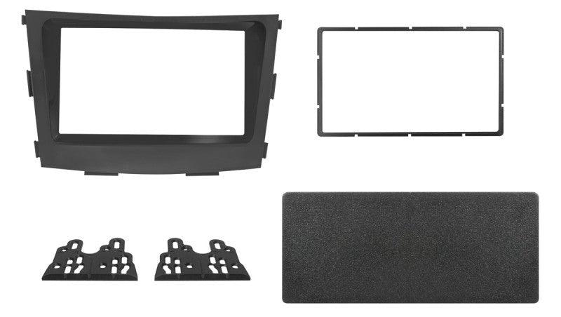 Phonocar 03709 Mascherina 2 Din per Ssangyoung Tivoli colore nero lucido - TechSoundSystem.com