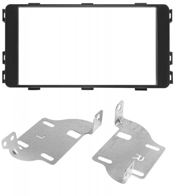 Phonocar 03713 Mascherina 2 Din per Fiat Full-Back - Mistubishi L200 15- colore nero - TechSoundSystem.com