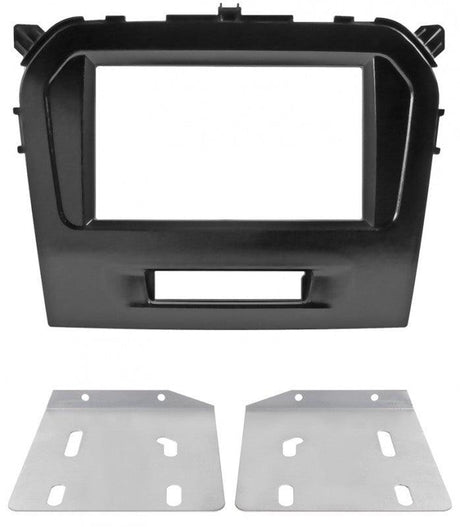 Phonocar 03708 Mascherina 2 Din per Suzuki Vitara 15- colore nero lucido - TechSoundSystem.com