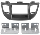 Phonocar 03723 Mascherina 2 Din per Hyunday Tucson 15- colore nero - TechSoundSystem.com