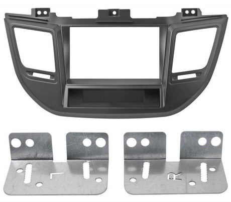 Phonocar 03723 Mascherina 2 Din per Hyunday Tucson 15- colore nero - TechSoundSystem.com