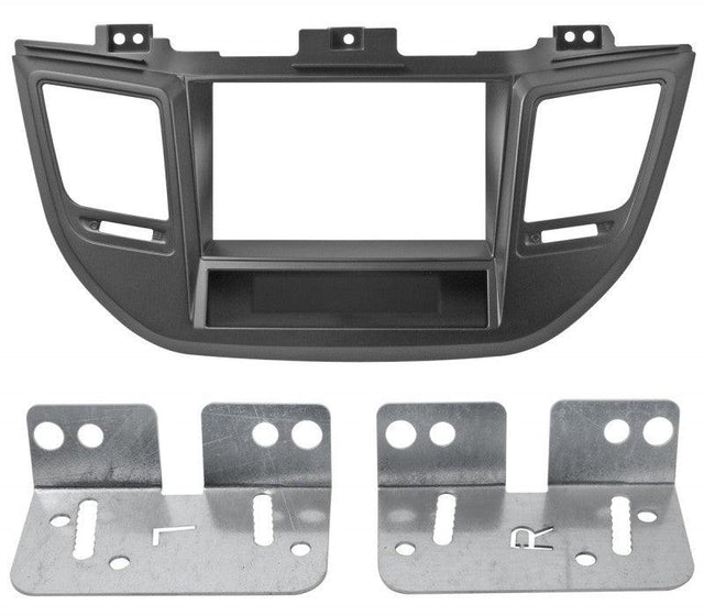 Phonocar 03723 Mascherina 2 Din per Hyunday Tucson 15- colore nero - TechSoundSystem.com