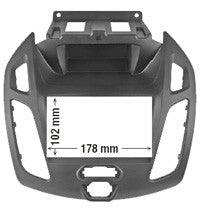 Phonocar 03738 Mascherina 2 Din per Ford Transit Connect 12- senza navigatore colore nero - TechSoundSystem.com