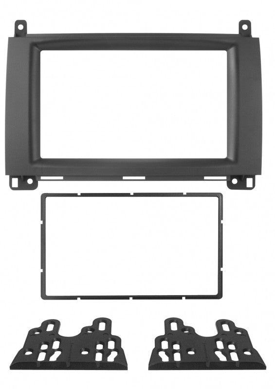 Phonocar 03739 Mascherina 2 Din per Mercedes A (W169) 12- B 11- colore nero - TechSoundSystem.com